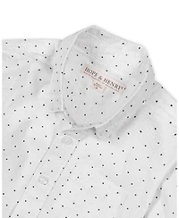 Hope & Henry Boys Organic Long Sleeve Seersucker Shirt