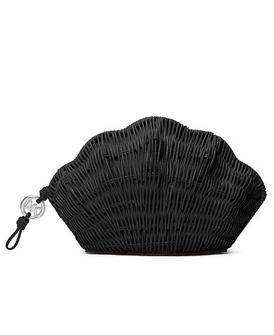 Michael Kors Shelly Convertible Magnetic Cinched Clutch Bag