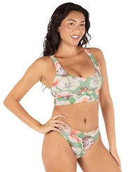 Hurley Women's Gingko Cloud Max Longline Bralette