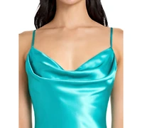 Morgan & Company Juniors' Tie-Back Sleeveless Scoop-Neck Dress