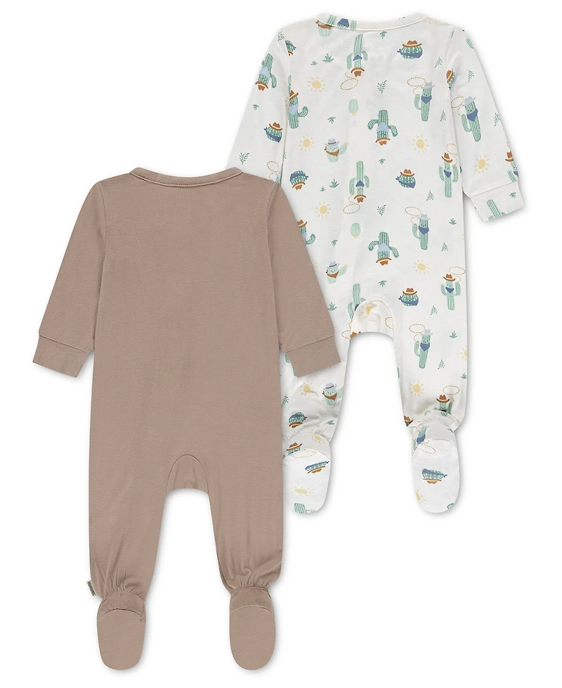 Huggies Baby Boys' Crewneck Coverall, 2-Pack Set