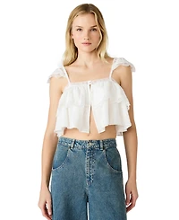 Steve Madden Women's Leta Square Neck Top