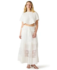 Steve Madden Women's Tarryn Flared Loose Fit Skirt