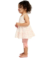 Calvin Klein Baby Girls' Tunic Top & Capri Leggings, 2-Piece Set