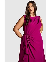Coast Women's Crepe Ruffle Midi Dress