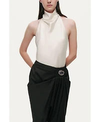 Nocturne Women's Accessory Detailed Pleated Pants