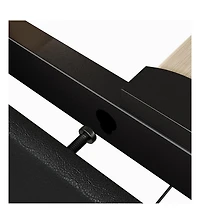 gaomon full upholstered led headboard storage bed frame