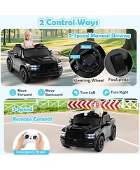 Slickblue Big Kids 24V Ride On Truck 2-Seater with Music & Remote Control