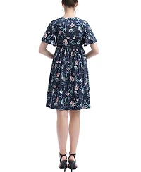 kimi + kai Maternity Annis V-Neck Nursing Dress