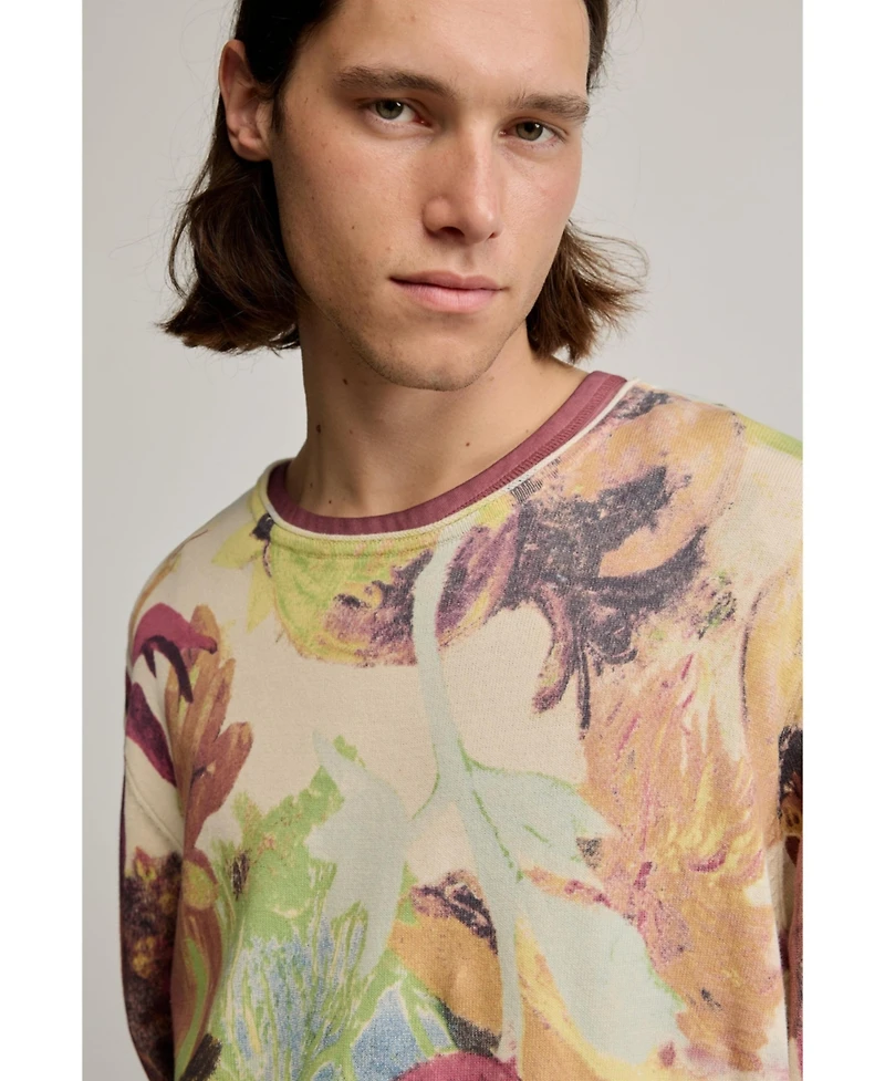 Desigual Men's Gaugin Printed Sweater