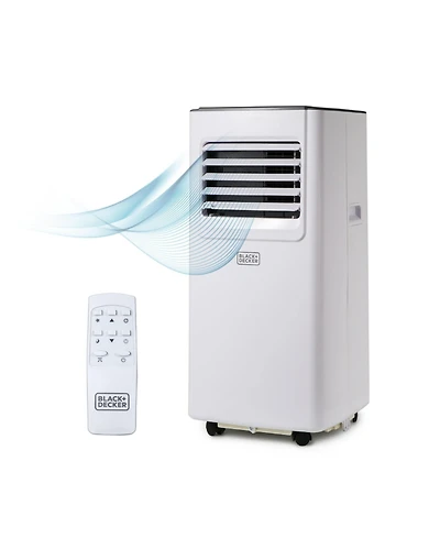Black+Decker 8,000 Btu Portable Ac with WiFi and Remote, 3-in-1 Air Conditioner, Fan and Dehumidifier, App, Alexa and Google, Window Kit