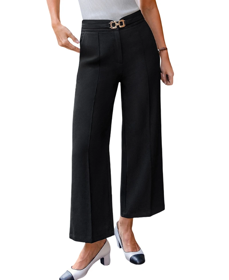 Cupshe Women's Pull-On Wide Leg Long Pants