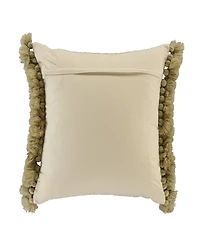 Rizzy Home Myrtle Cotton Decorative Pillow, 22" x 22"