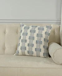 Rizzy Home Lena Cotton Blend Decorative Pillow, 18" x