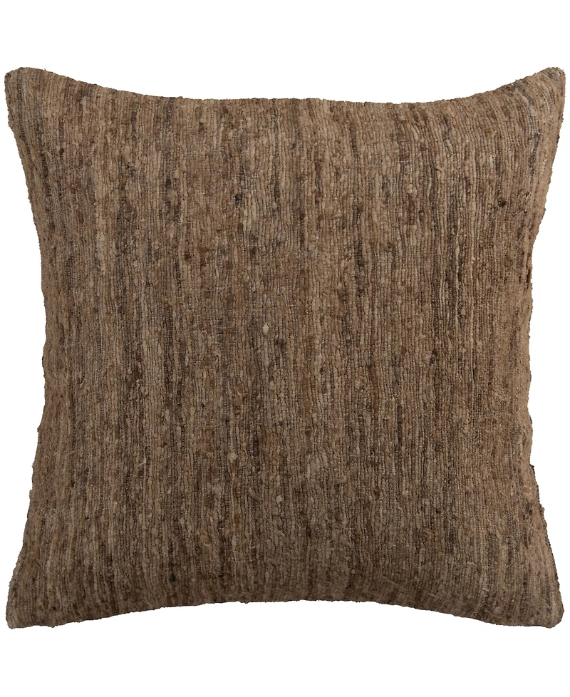 Rizzy Home Chesney Silk Decorative Pillow, 22" x 22"