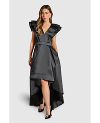 Coast Women's Frill Sleeve V-Neck Midi Dress
