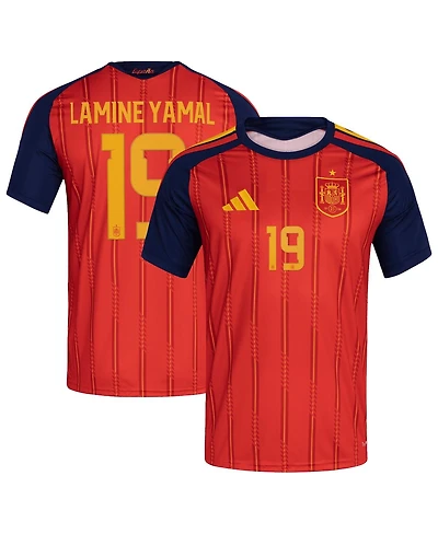 Adidas Men's Lamine Yamal Red Spain National Team 2026 Home Replica Jersey