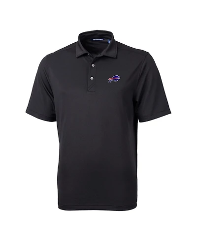 Cutter & Buck Men's Black Buffalo Bills Virtue Eco Pique Polo Shirt