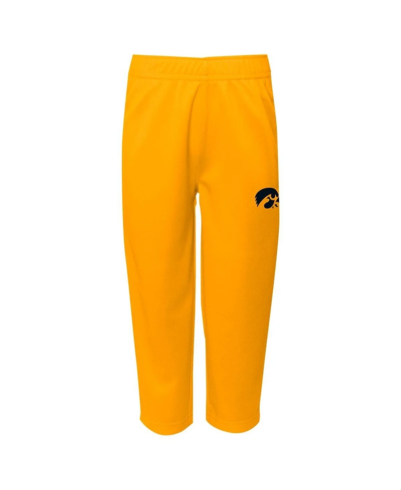 Outerstuff Baby Boys and Girls 2-Piece Black Iowa Hawkeyes Red Zone Jersey Pants Set