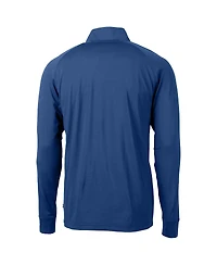 Cutter & Buck Men's Royal Florida Gators Adapt Eco Knit Stretch Quarter-Zip Pullover Sweatshirt