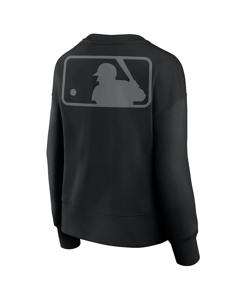 Fanatics Women's Black Mlb Elements Flow Pullover Sweatshirt