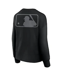 Fanatics Women's Black Mlb Elements Flow Pullover Sweatshirt