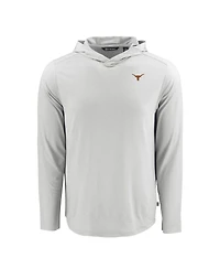 Cutter & Buck Men's Gray Texas Longhorns Coastline Epic Comfort Eco Long Sleeve Hoodie