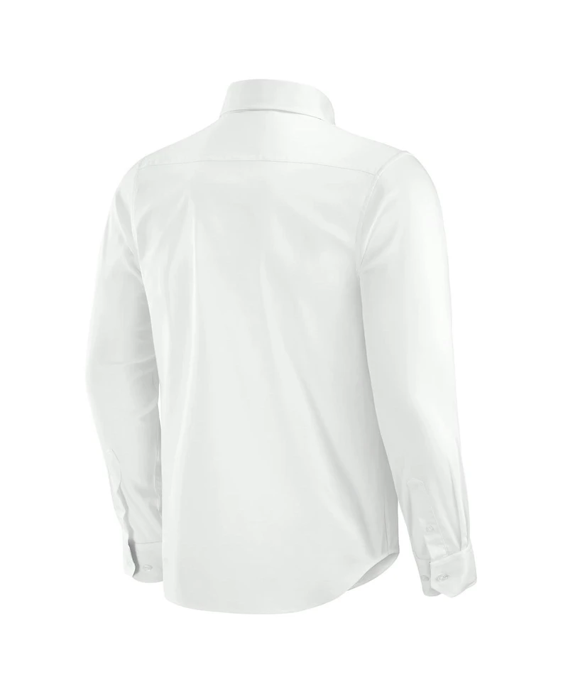 J. Palmer Men's White Las Vegas Raiders Man-In-Motion Long Sleeve Button-Up Dress Shirt