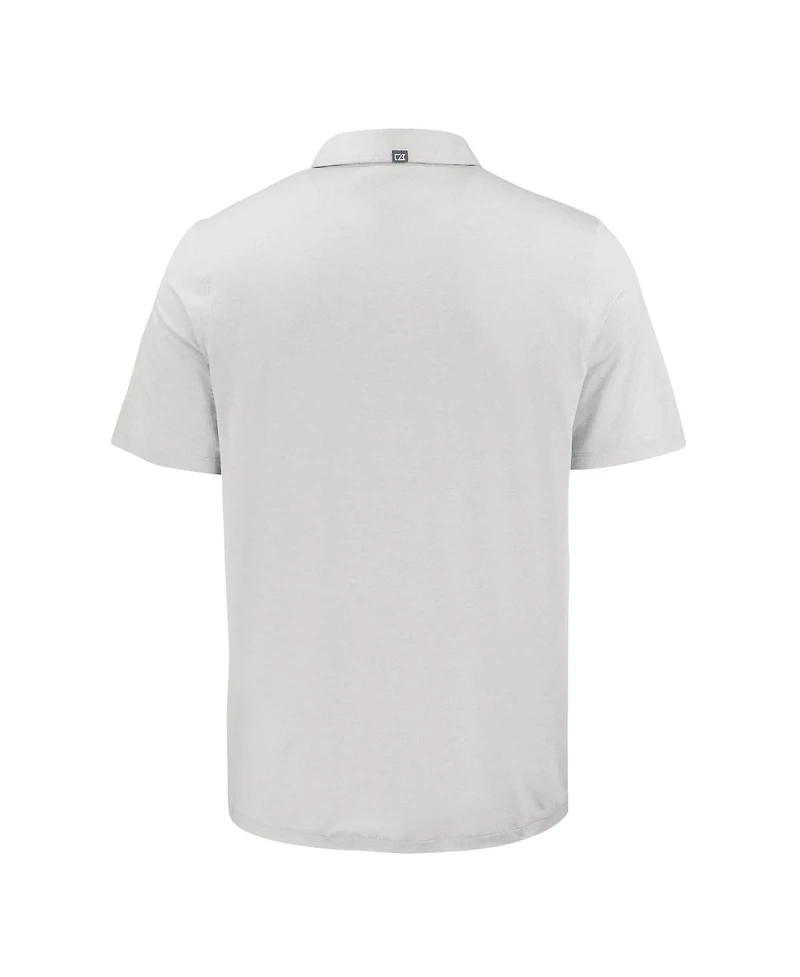 Cutter & Buck Men's Gray Indiana Hoosiers Coastline Epic Comfort Eco Polo Shirt