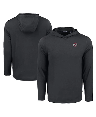 Cutter & Buck Men's Black Ohio State Buckeyes Coastline Epic Comfort Eco Long Sleeve Hoodie