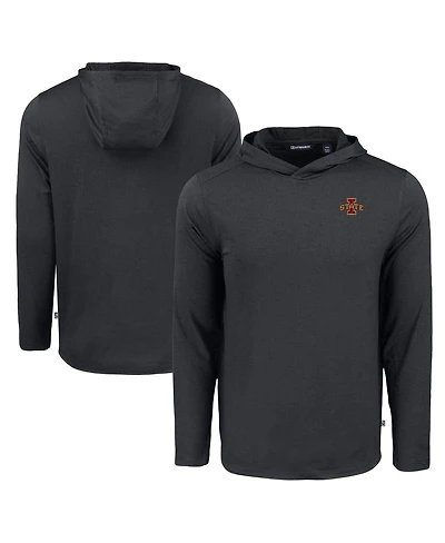 Cutter & Buck Men's Black Iowa State Cyclones Coastline Epic Comfort Eco Long Sleeve Hoodie