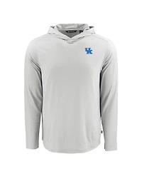 Cutter & Buck Men's Gray Kentucky Wildcats Coastline Epic Comfort Eco Long Sleeve Hoodie