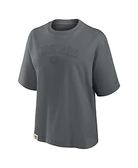 Nike Women's Charcoal Jacksonville Jaguars Glory Arch Boxy T-Shirt