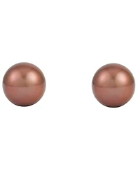 Belle de Mer Cultured Freshwater Pearl (9-10 mm) Earrings in Sterling Silver