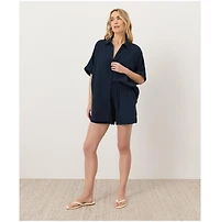 Pact Women's Organic Cotton Coastal Double Gauze Split Hem Pant