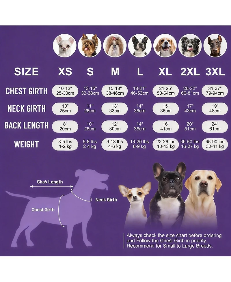 Aronkl Dog Fleece Pajamas with High Collar for Warmth and Comfort