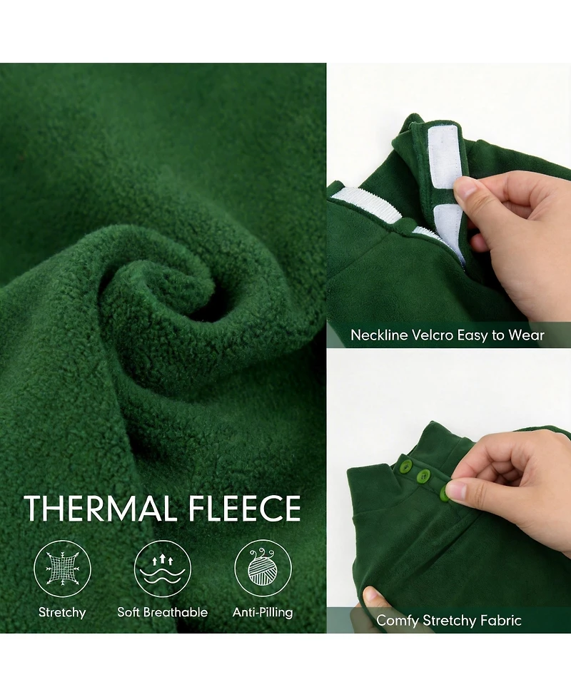 Aronkl Dog Fleece Pajamas - Comfortable, Stretchy, Warm, Multifunctional