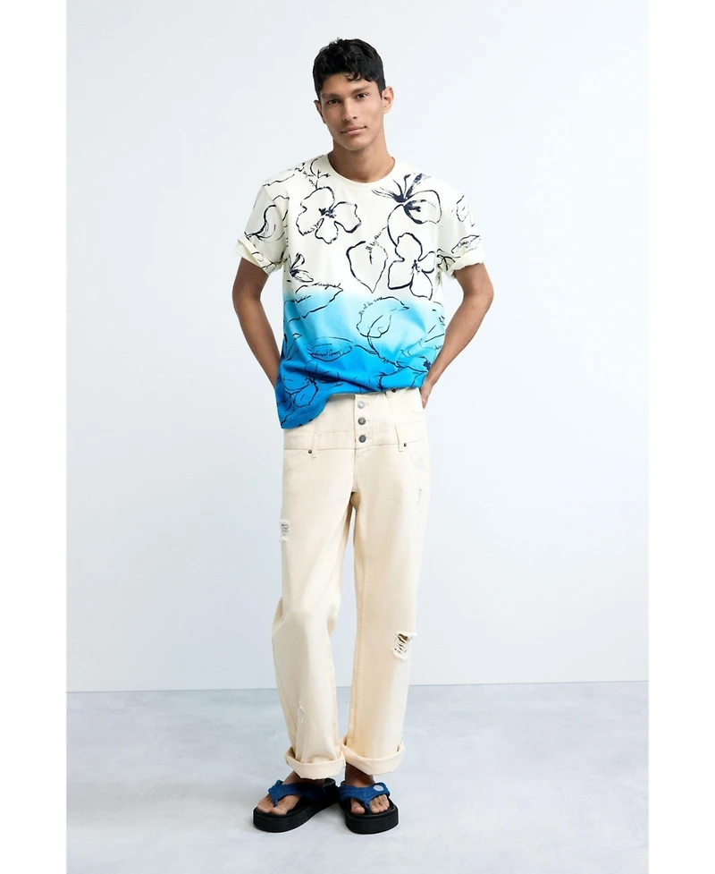 Desigual Men's Tropical Gradient T-shirt