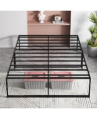 gaomon Queen Ultra Sturdy Metal Bed Frame 3-in-1 Steel Support No Box Spring Easy Assembly