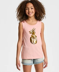 Epic Threads Girls' 5-20 Sequin Pineapple Tank Top, Macy's Exclusive