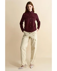 Furniq Uk Women's Suede Jacket