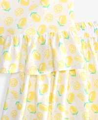 Epic Threads Girls' Xs-xl Lemon-Print Top & Skirt, 2-Piece Set, Macy's Exclusive