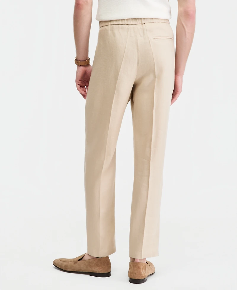 Club Room Men's Dressy Drawcord Linen Pants, Macy's Exclusive