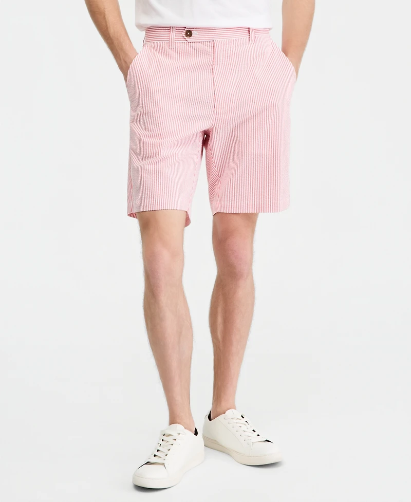 Club Room Men's Seersucker Shorts, Created for Macy's - Suit