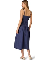 Adrianna Women's Drop Waist Sweetheart Midi Dress