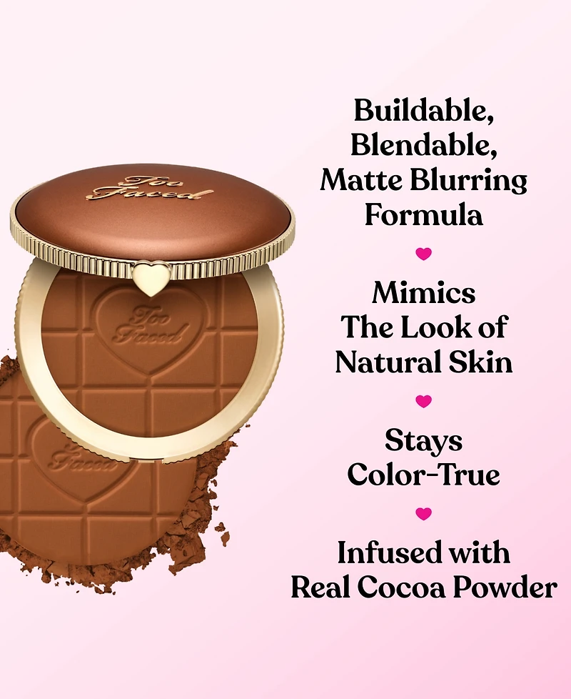 Too Faced Chocolate Soleil Matte Blurring Bronzer, 0.28 oz.