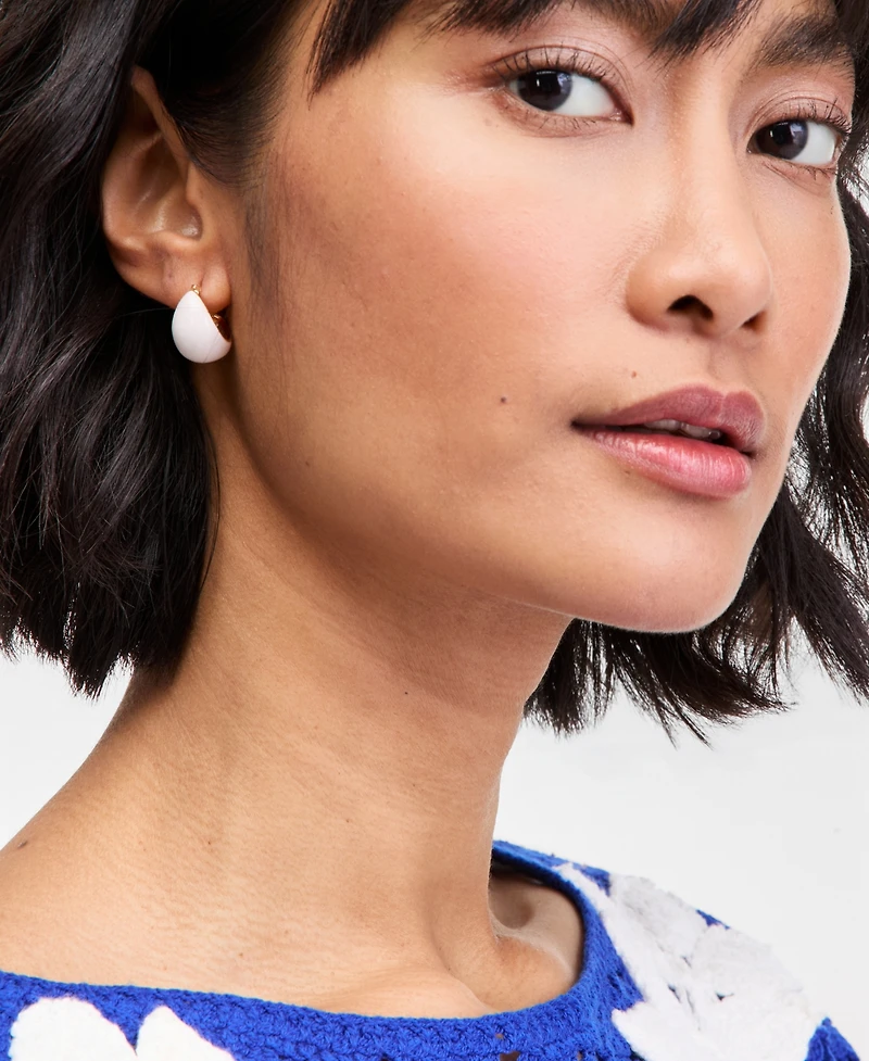 On 34th Small Color Hoop Earrings, 0.67", Macy's Exclusive