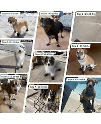 Aronkl Anti-slip Dog Boots for Large Dogs - All-Weather Protection and Comfort