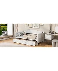 Streamdale Furniture Streamdale Twin Wooden Daybed with 2 Drawers