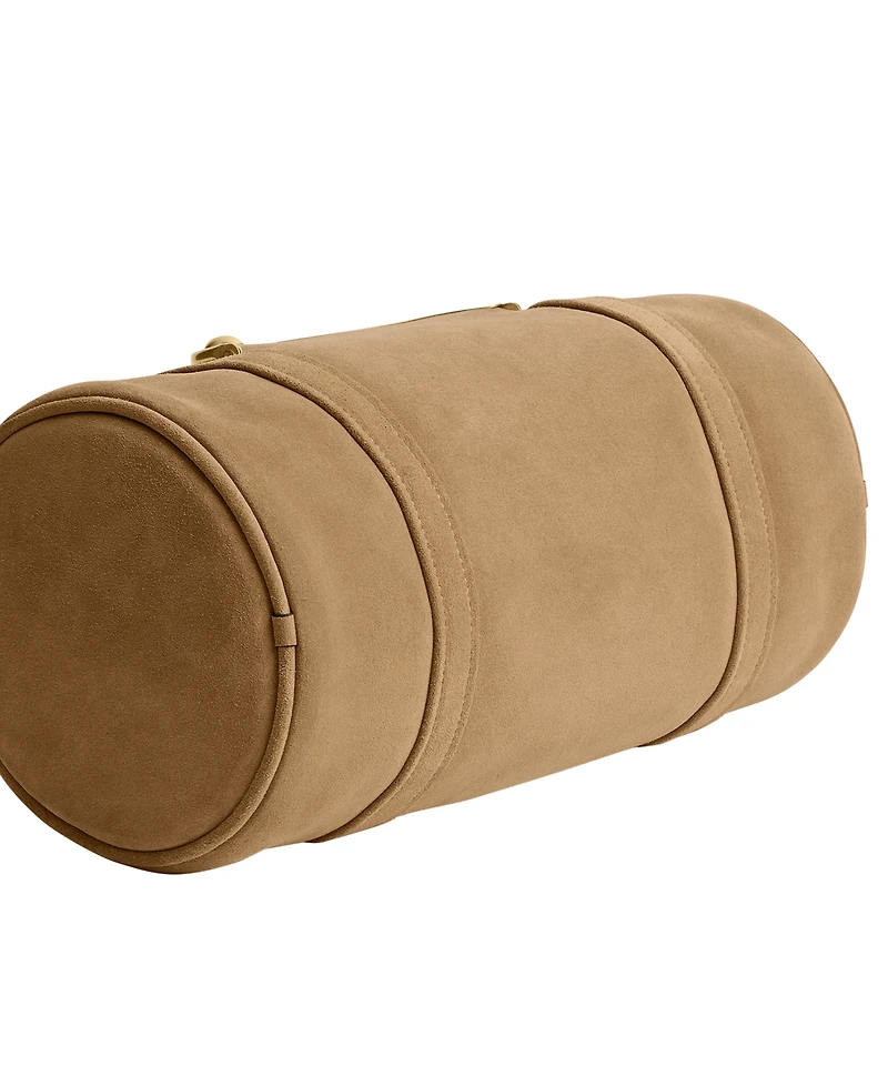 Coach Originals Barrel Medium Suede Kisslock Slim Shoulder Bag